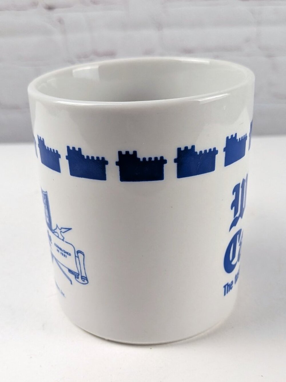 Vintage 90s White Castle Ceramic Mug - Picture 7 of 8